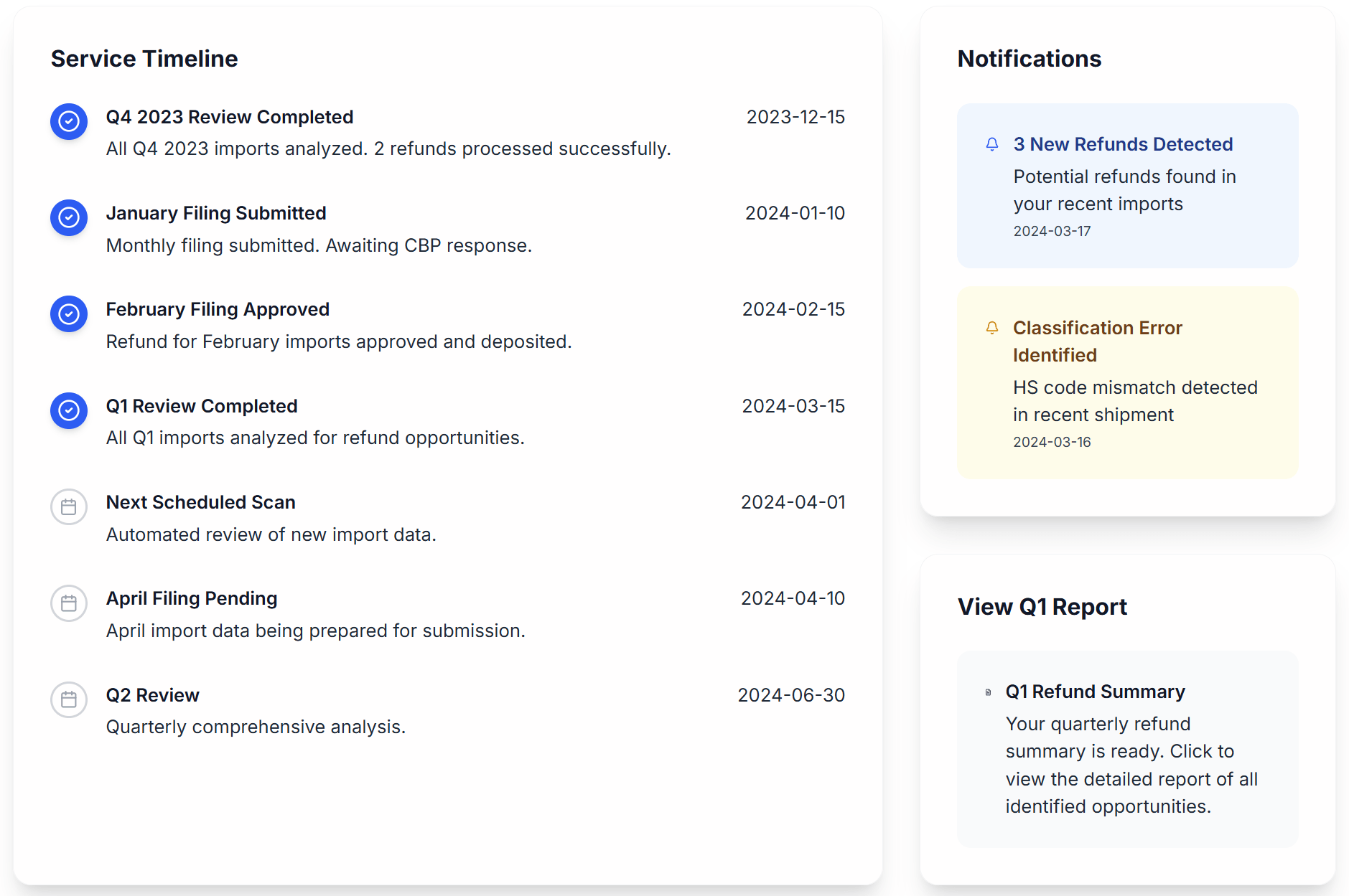 Continuous Filing Demo